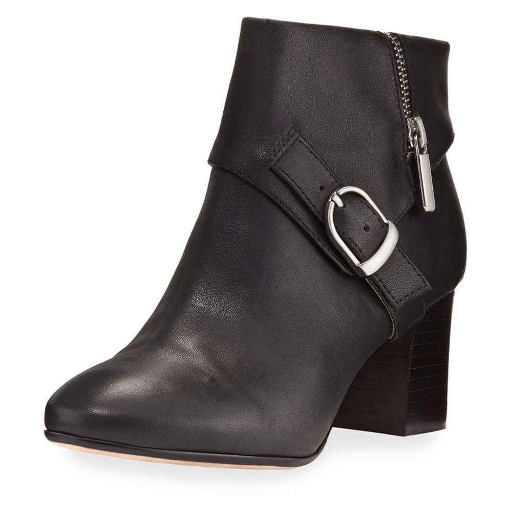 Taryn Rose Drive Buckle Leather Boots